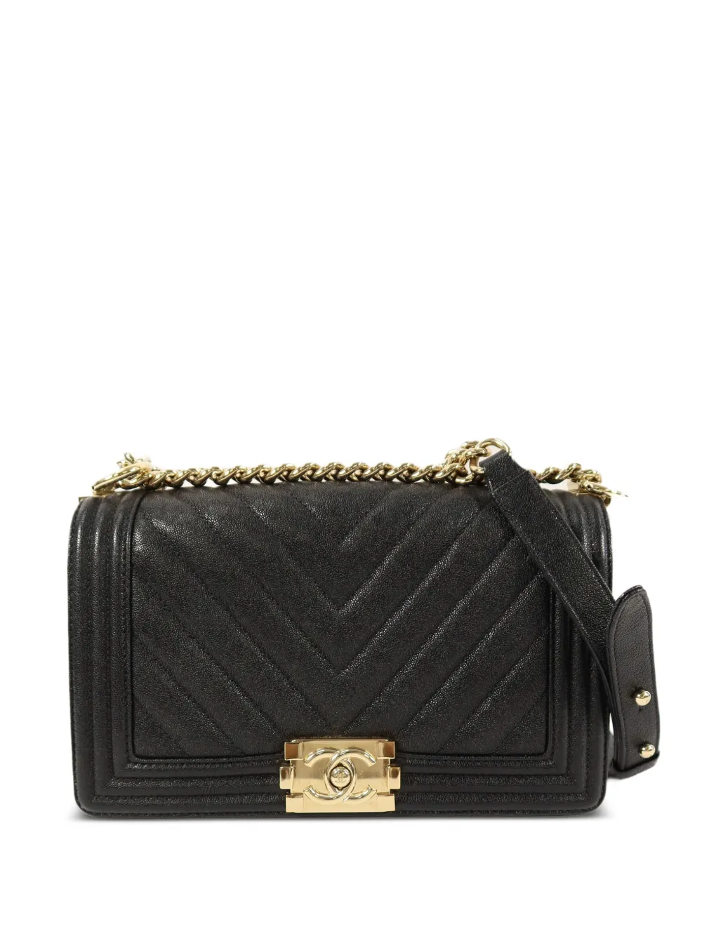 CHANEL Pre-Owned 25 Boy chain-strap shoulder bag - Nero