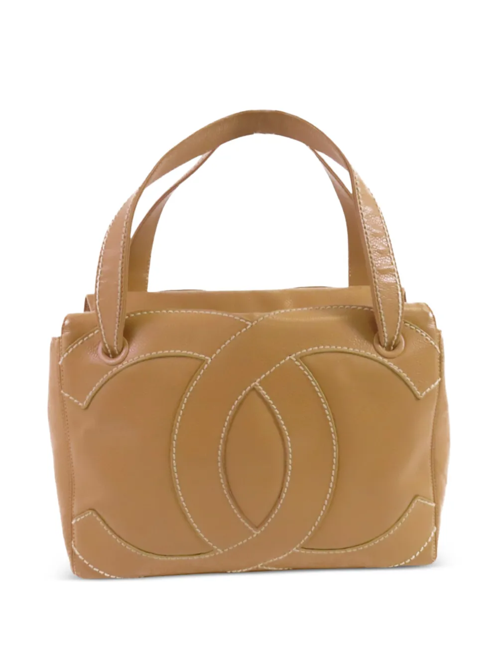 CHANEL Pre-Owned CC stitched tote bag - Toni neutri