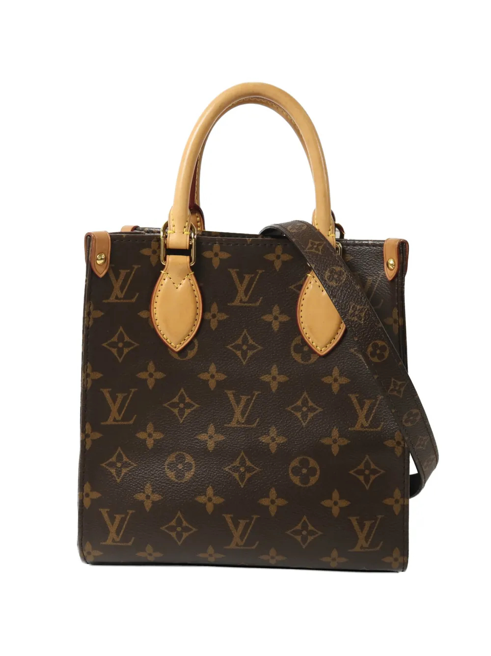 Louis Vuitton Pre-Owned Monogram Sac Plat BB tote bag - Marrone
