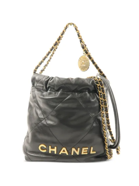 CHANEL Pre-Owned bolso de hombro 22 acolchado