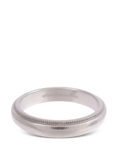 Tiffany & Co. Pre-Owned anillo Milgrain