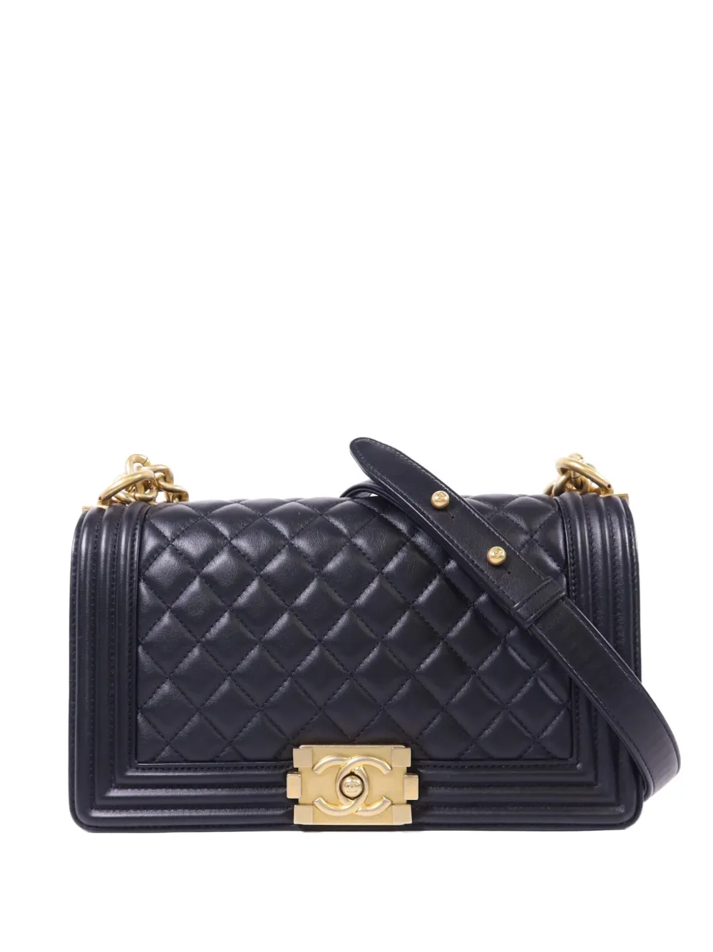 CHANEL Pre-Owned Boy 25 quilted shoulder bag - Nero