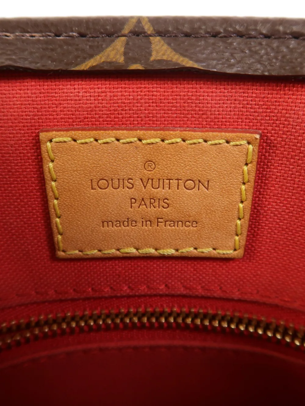 Louis Vuitton Pre-Owned BB Sac Plat shopper met monogram Bruin