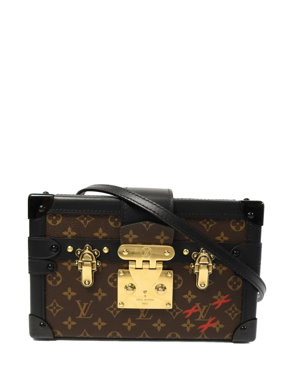 Louis Vuitton Pre-Owned Petite Malle Monogram shoulder bag - Braun
