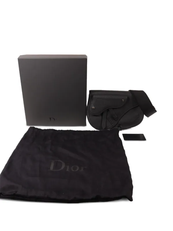 Christian Dior Pre-Owned サドル ベルトバッグ | ブラック | FARFETCH JP