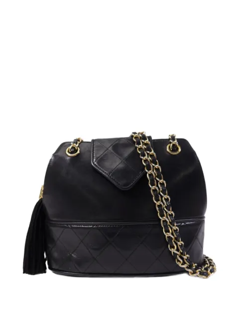 CHANEL Pre-Owned 1990 CC tassel shoulder bag