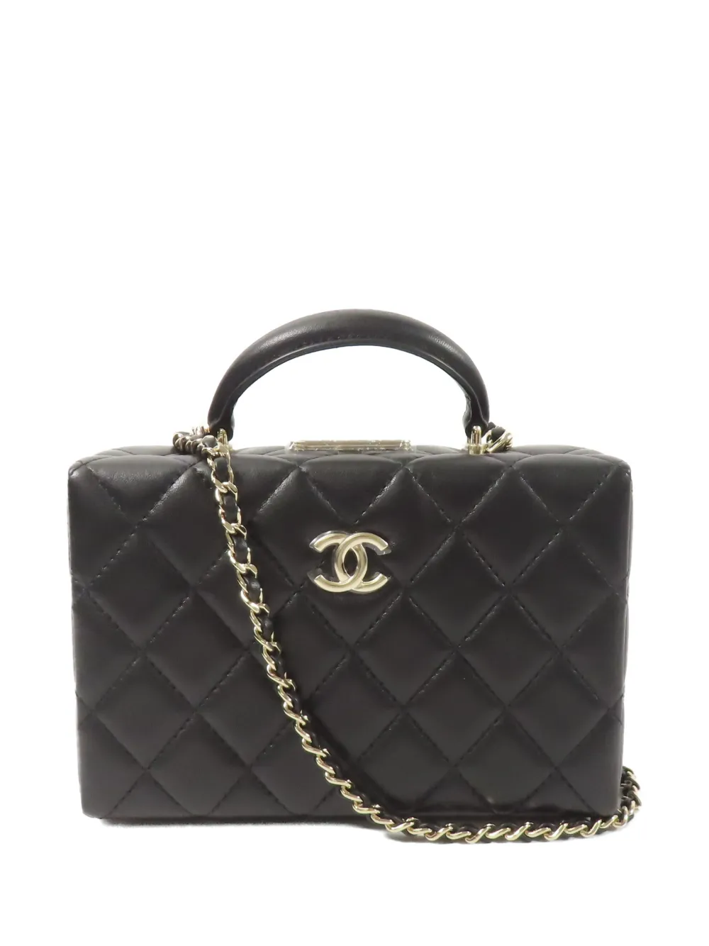 CHANEL Pre-Owned CC quilted shoulder bag - Black
