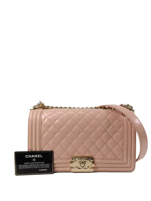 CHANEL Pre-Owned Boy 25 quilted shoulder bag