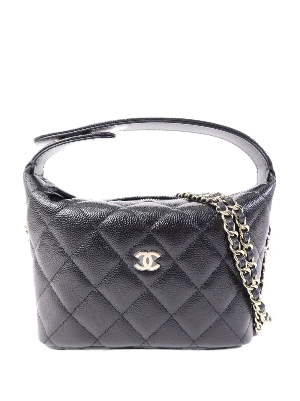 CHANEL Pre-Owned small quilted CC shoulder bag - Schwarz