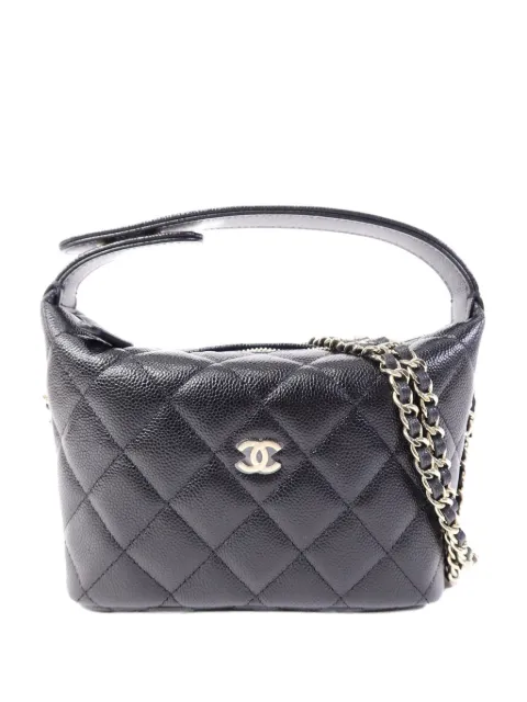 CHANEL Pre-Owned CC 绗缝小号单肩包