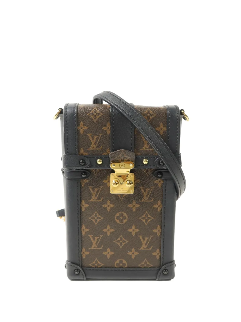 Louis Vuitton Pre-Owned Vertical Trunk monogram-pattern shoulder bag - Marrone