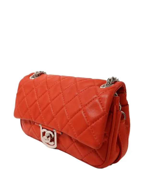 CHANEL Pre-Owned キルティング ショルダーバッグ | オレンジ 