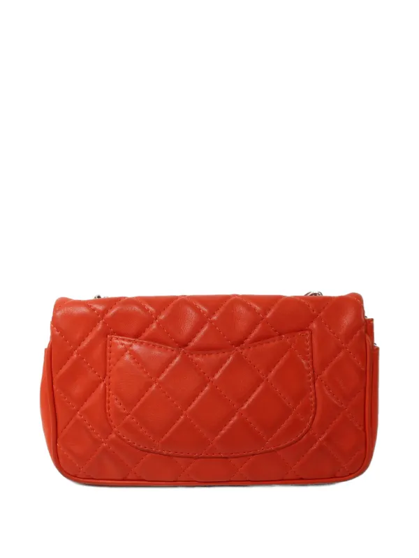 CHANEL Pre-Owned キルティング ショルダーバッグ | オレンジ