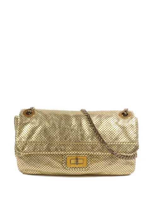 CHANEL Pre-Owned 2.55 perforated shoulder bag