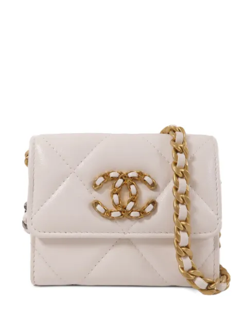 CHANEL Pre-Owned 19 Flap Coin Purse cross body bag