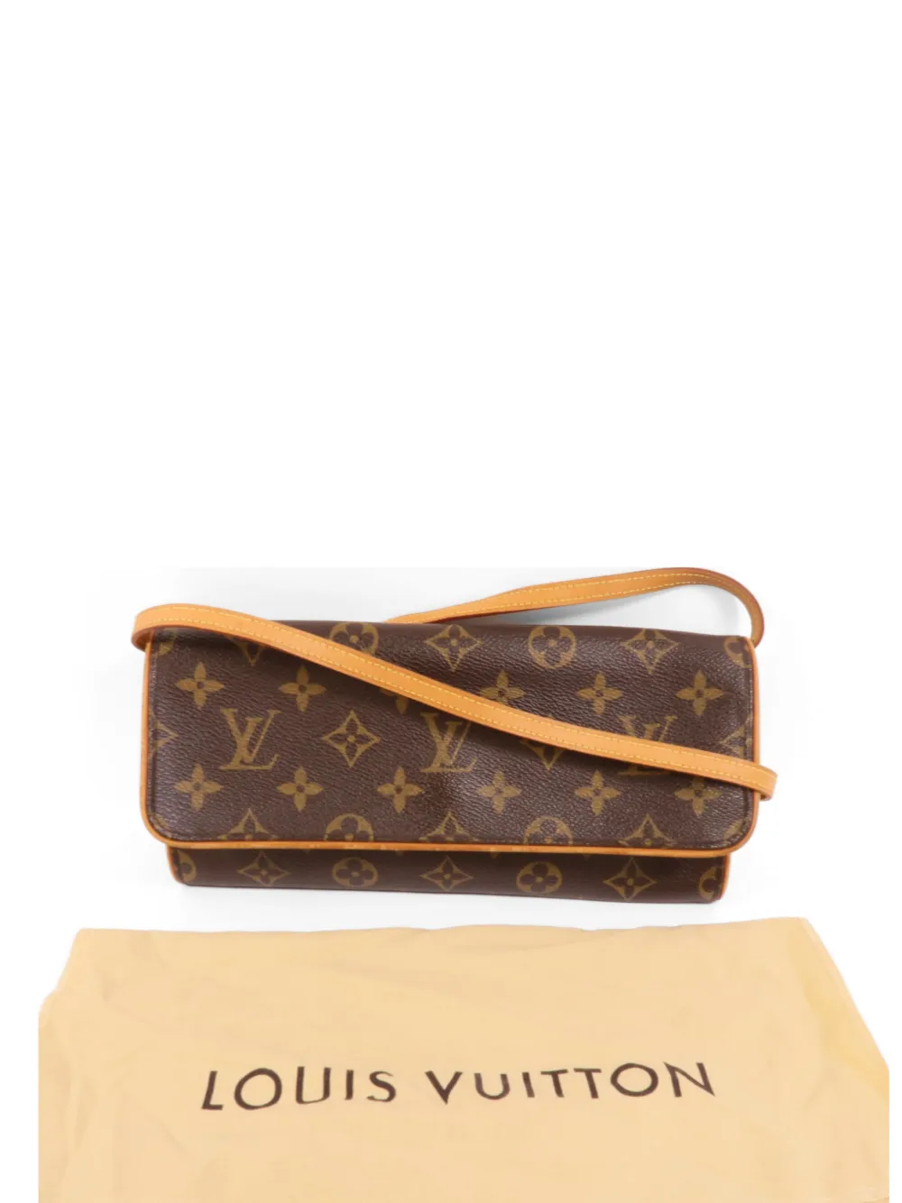 Louis Vuitton Pre-Owned Monogram Pochette Twin GM shoulder bag - Braun
