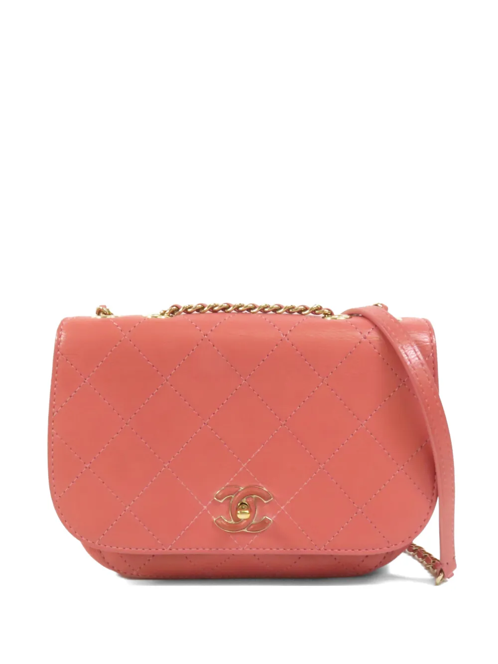 CHANEL Pre-Owned CC turn-lock shoulder bag - Rosa