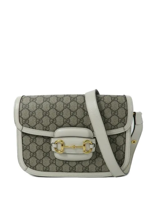 Gucci Pre-Owned 1955 GG Horsebit Supreme shoulder bag