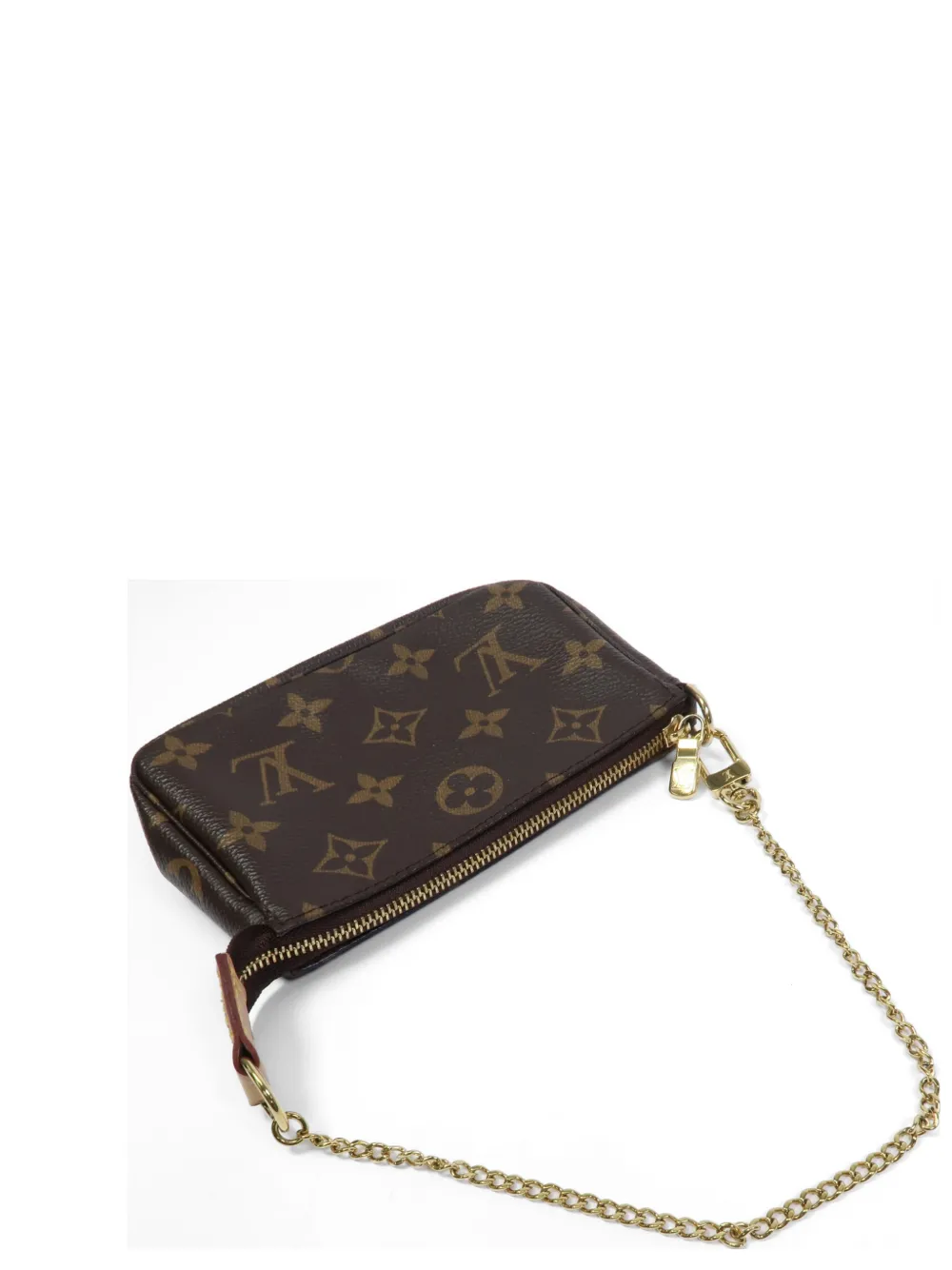 Louis Vuitton Pre-Owned mini Pochette Accessoires patterned canvas handbag - Marrone