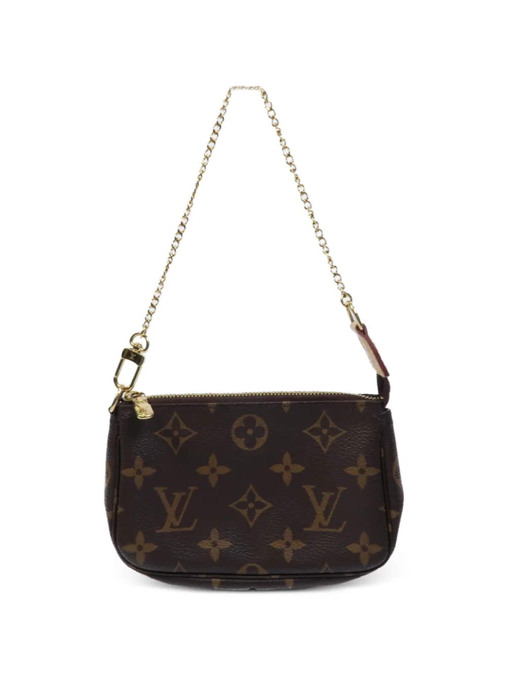 Louis Vuitton Pre-Owned mini Pochette Accessoires patterned canvas handbag - Marrone