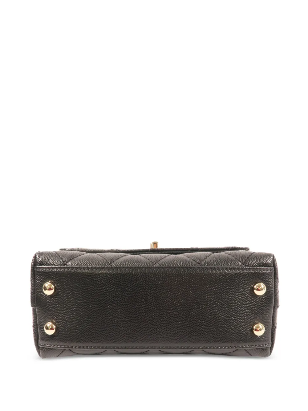 CHANEL Pre-Owned Coco Handle shopper met CC-draaislot Zwart