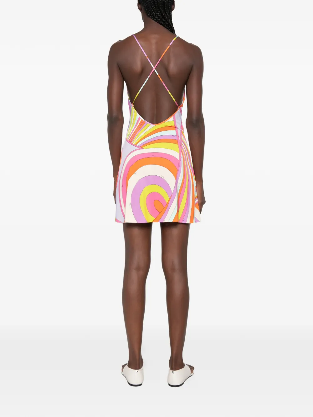 PUCCI Mini-jurk met print Roze