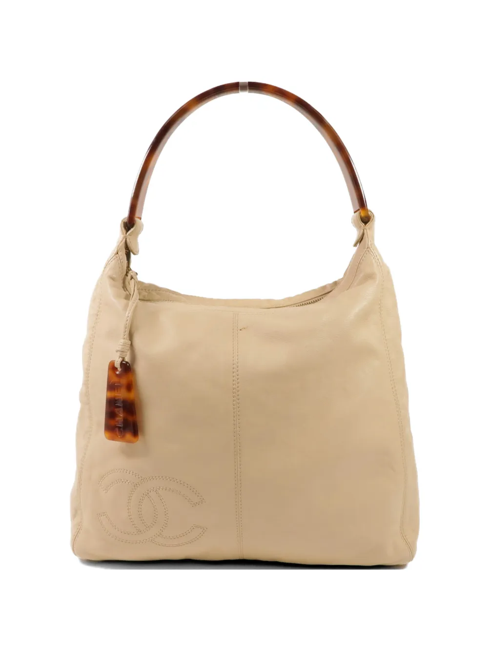 CHANEL Pre-Owned CC-stitch shoulder bag - Toni neutri