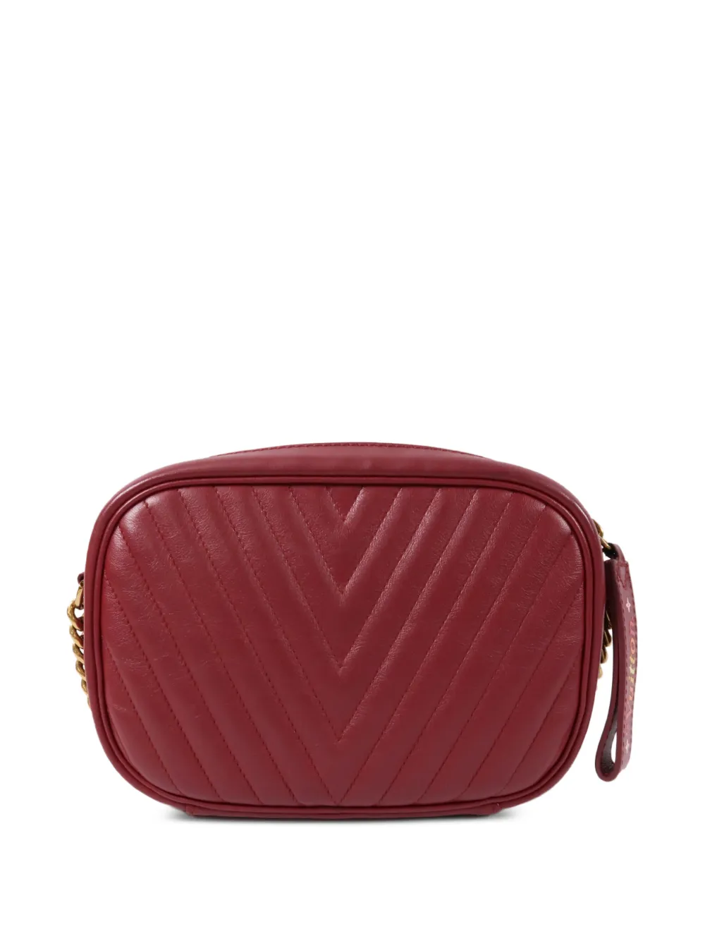 Louis Vuitton Pre-Owned GHW New Wave schoudertas met kettinghengsel Rood