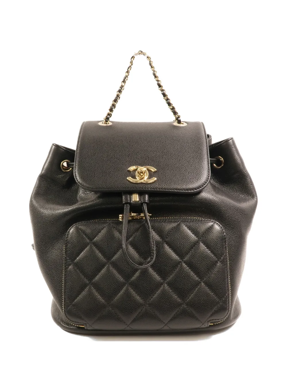 CHANEL Pre-Owned Affinity CC turn-lock backpack - Nero