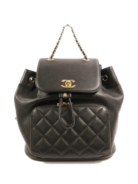CHANEL Pre-Owned mochila Affinity CC con cierre giratorio