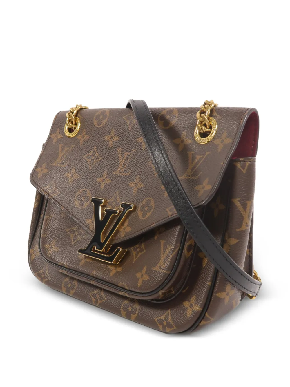 Louis Vuitton Pre-Owned Passy Monogram Crossbody Bag | Brown