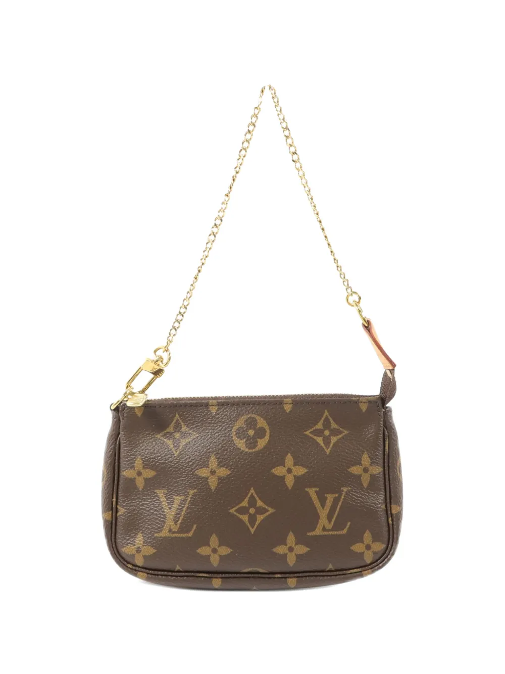 Louis Vuitton Pre-Owned Monogram mini Pochette shoulder bag - Marrone