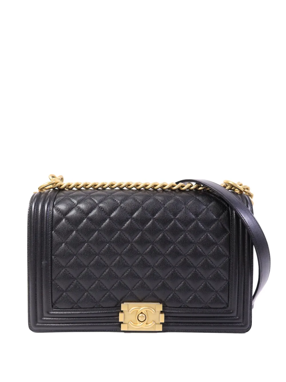 CHANEL Pre-Owned 28 Boy quilted shoulder bag - Black