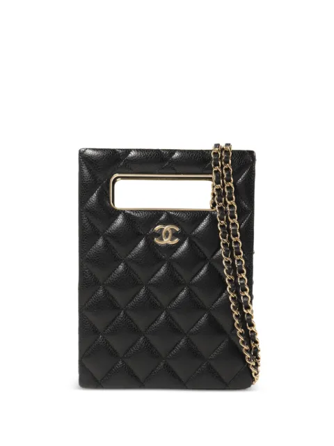 CHANEL Pre-Owned CC diamond-quilted shoulder bag