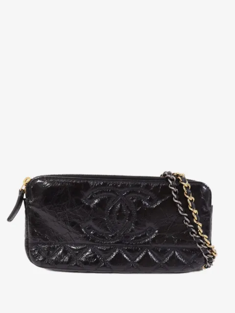 CHANEL Pre-Owned CC Double Zip mini bag