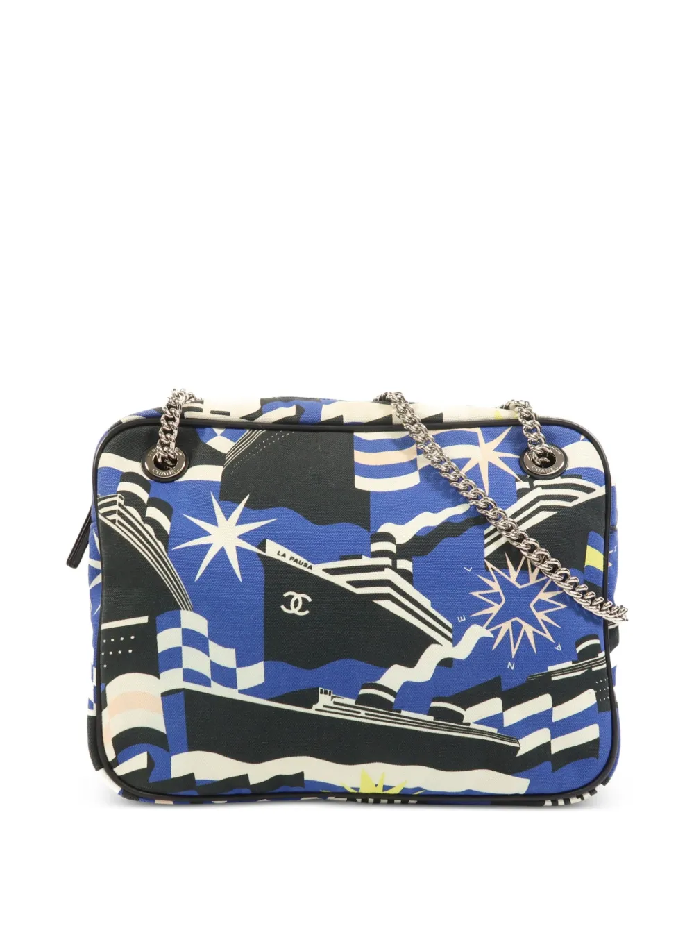 CHANEL Pre-Owned CC chain shoulder bag - Blu