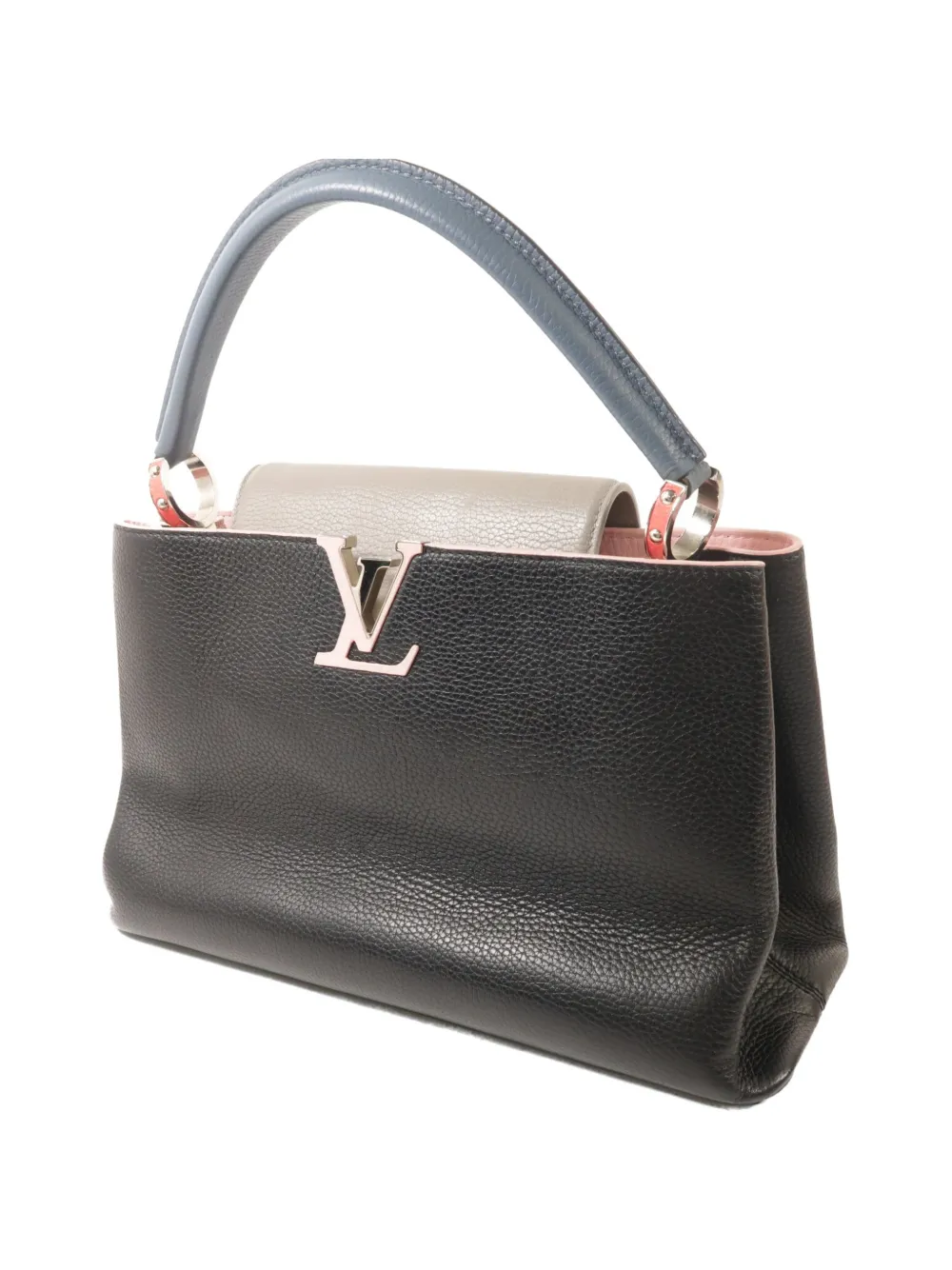Louis Vuitton Pre-Owned MM Capucines leren shopper Zwart