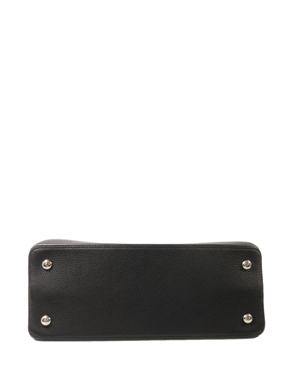 Louis Vuitton Pre-Owned MM Capucines leren shopper Zwart