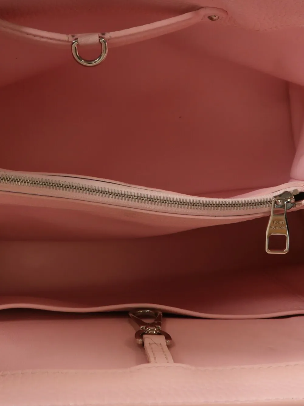Louis Vuitton Pre-Owned MM Capucines leren shopper Zwart