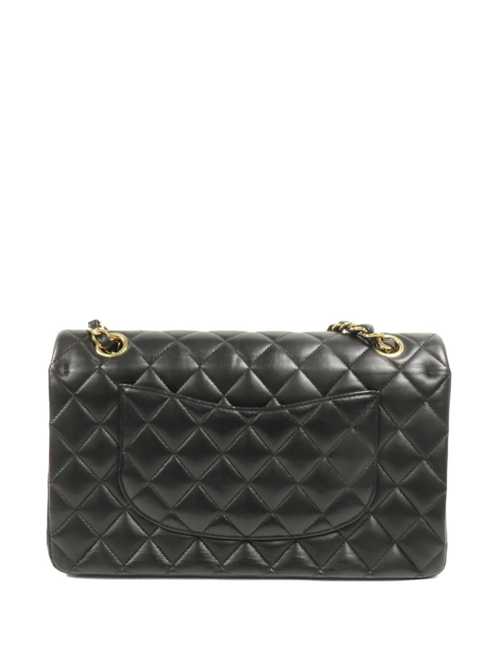 CHANEL Pre-Owned 25 Classic Flap gewatteerde schoudertas met CC-draaislot Zwart