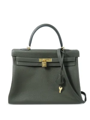 Hermès Pre-Owned 2021 ケリー 25 2way ハンドバッグ | グリーン