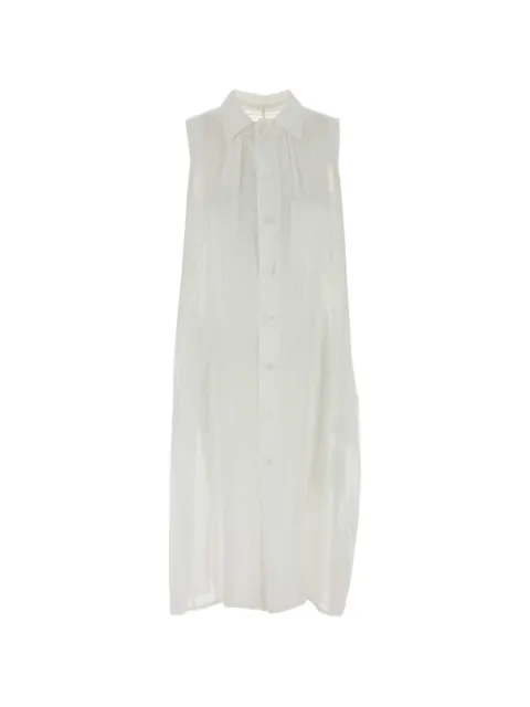Y's robe-chemise Ramie à design sans manches