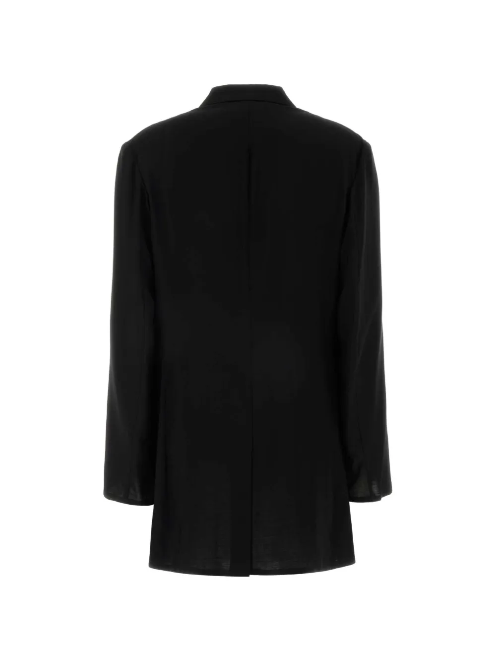 Y's Jersey blazer met gekerfde revers Zwart