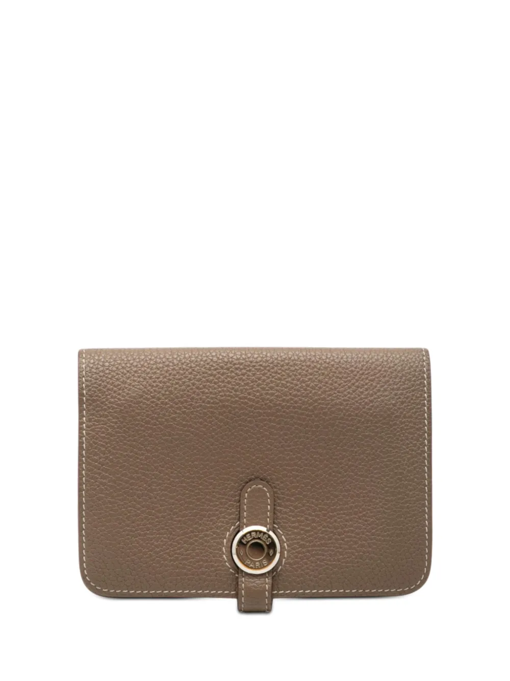 Hermès Pre-Owned 2020 Togo Dogon Compact Wallet small wallets - Marrone