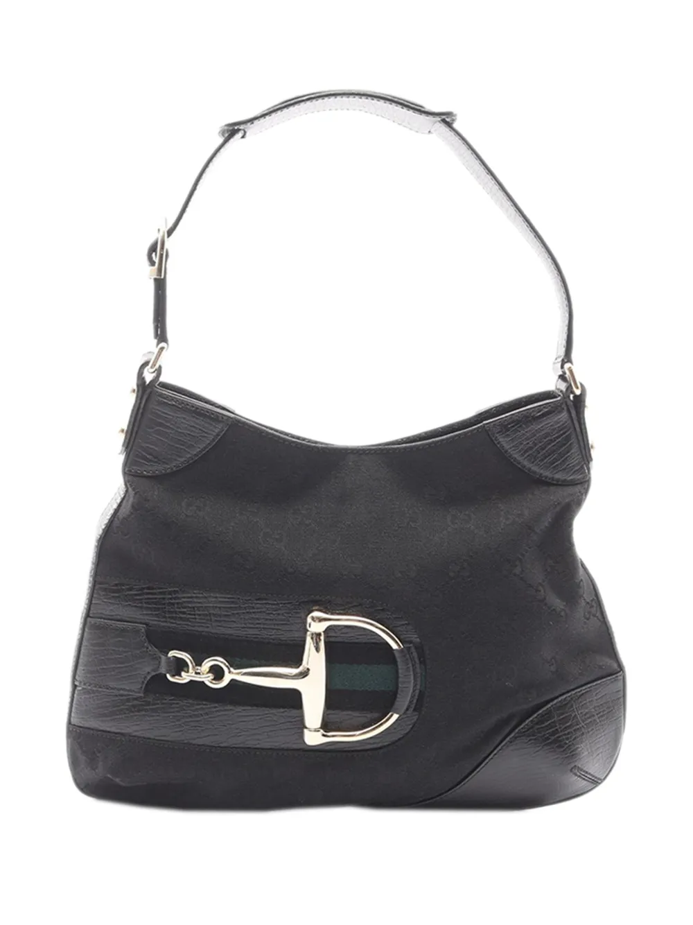 Gucci Pre-Owned 2000-2015 GG Canvas Hasler hobo bag - Black