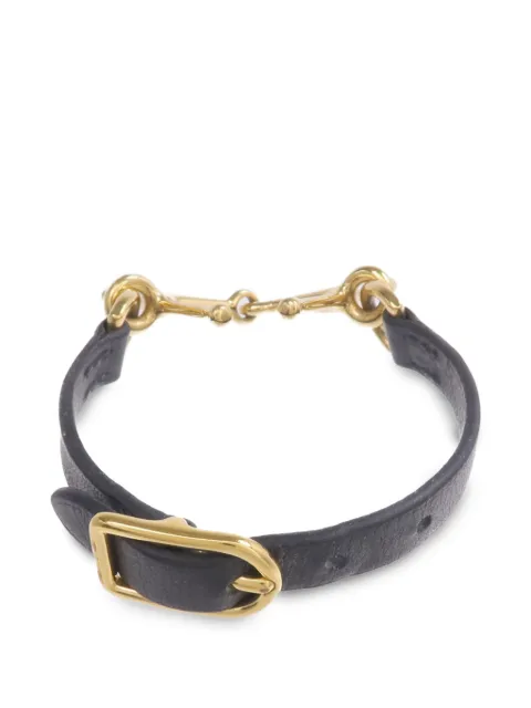 Hermès Pre-Owned Mors leather bracelet