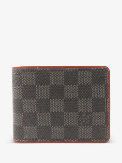 Louis Vuitton Pre-Owned 다미에 그래파이트 2단 지갑