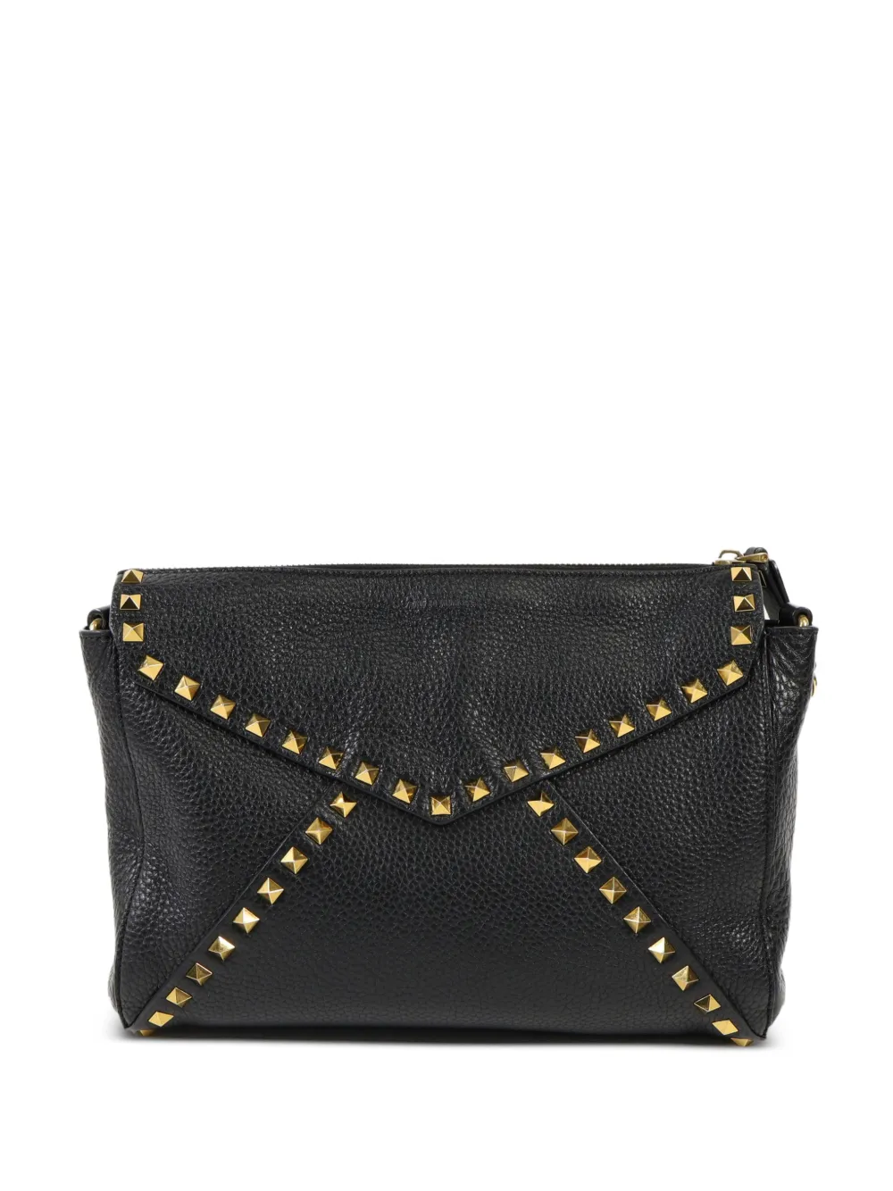 Valentino Garavani Pre-Owned Rockstud flip-lock shoulder bag - Nero