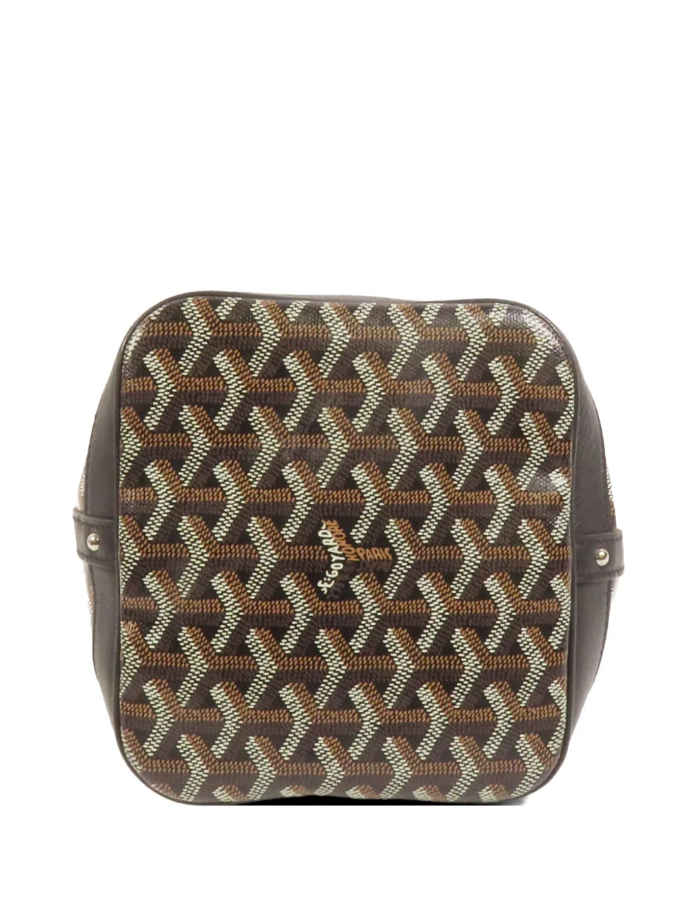 Goyard Pre-Owned Petit Flot PM bucket bag - Marrone