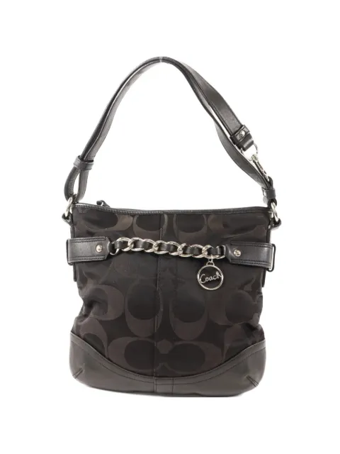 Coach Vintage Signature Optic Chain shoulder bag